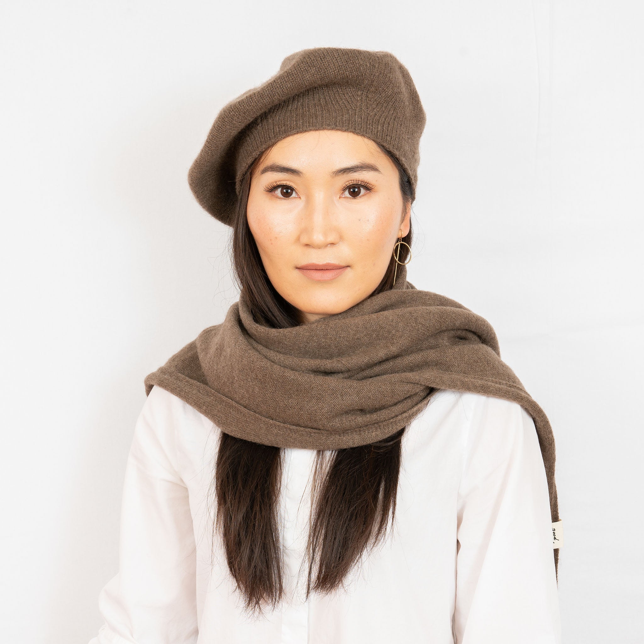 'Hirami' yak wool scarf